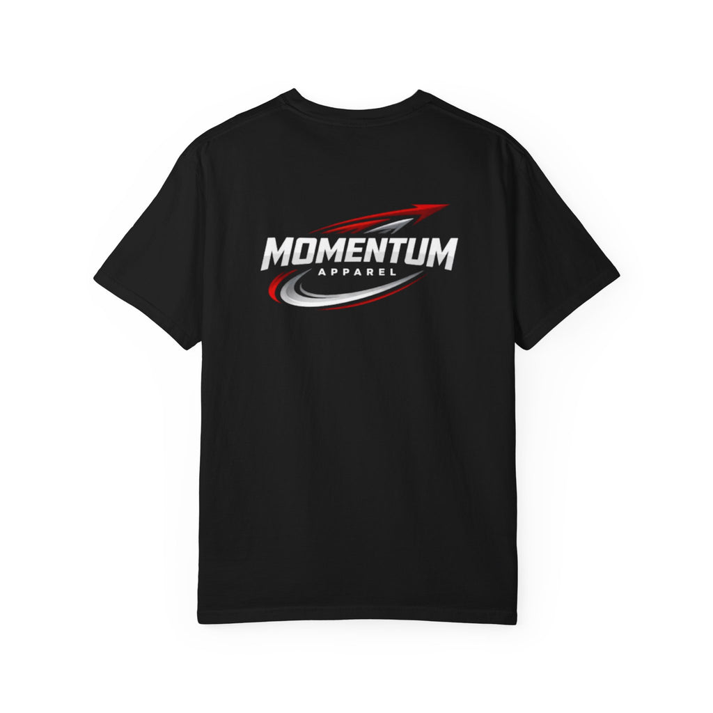 Momentum apparel plain white/black tee