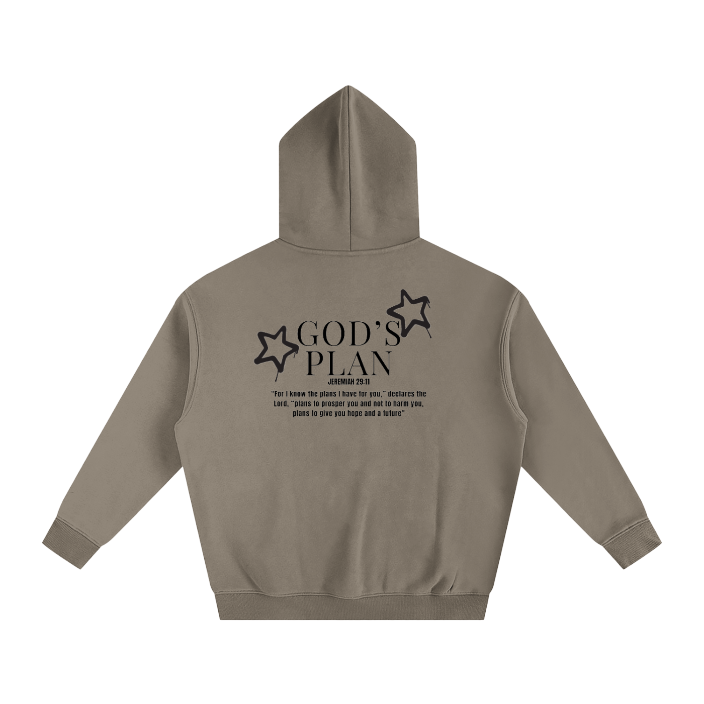 Oversized GOD'S PLAN Heavyweight hoodie