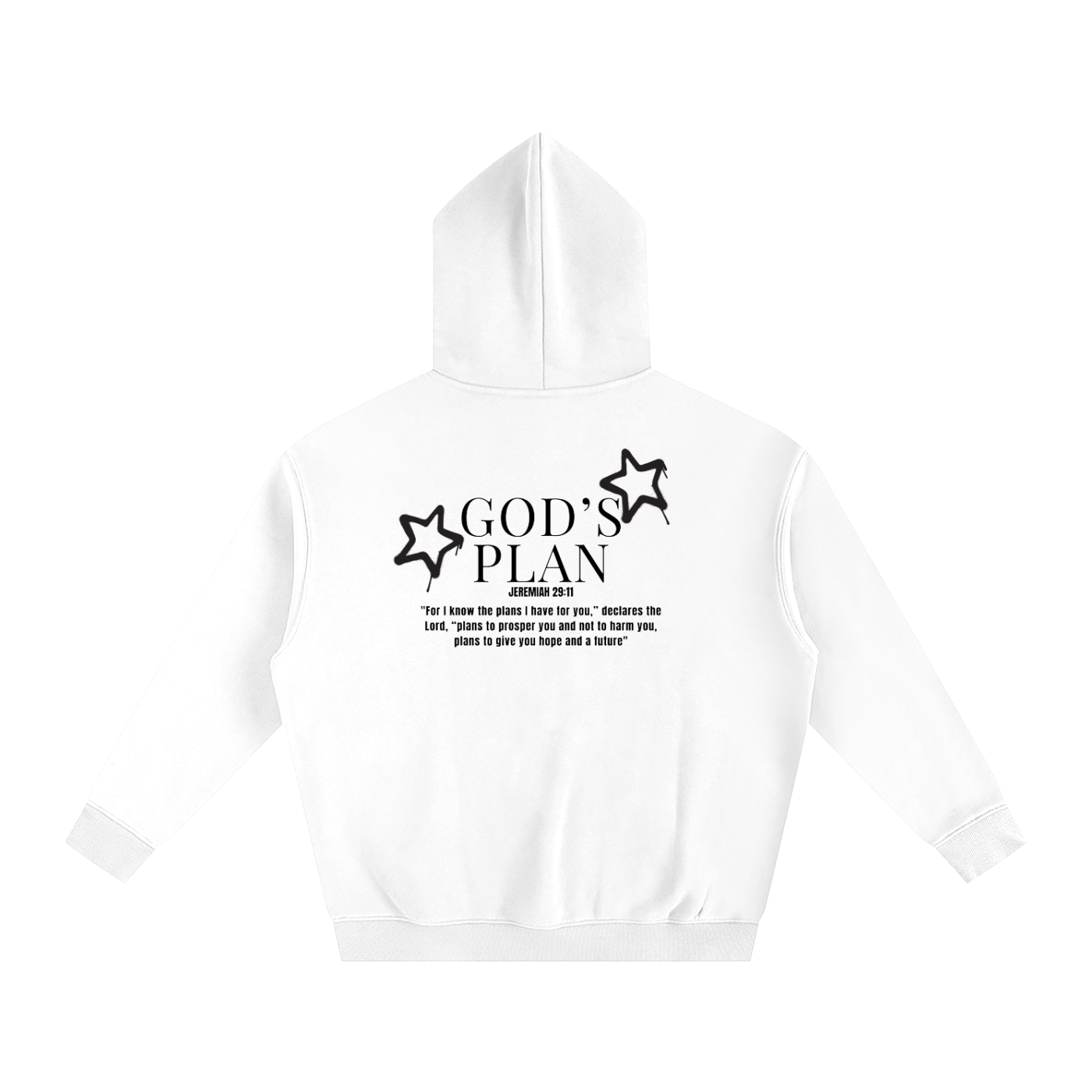 Oversized GOD'S PLAN Heavyweight hoodie